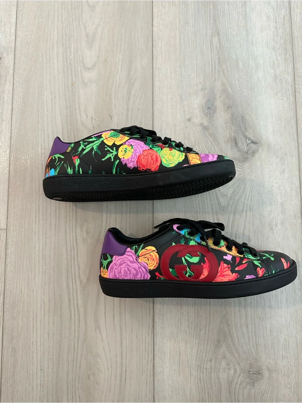 Gucci x Ken Scott Infinity Jenni 50 Floral Sneakers Size 38